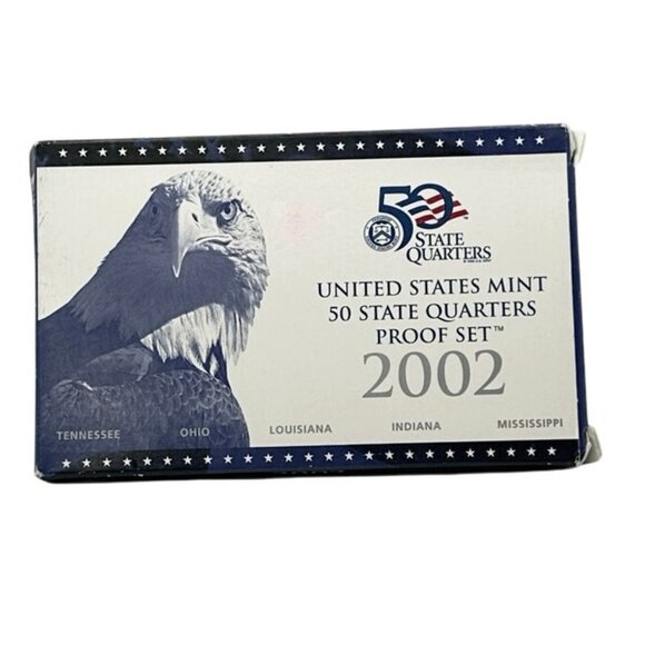 2002 US Mint State Quarters Proof Set Holiday Collector Edition - Picture 3 of 9